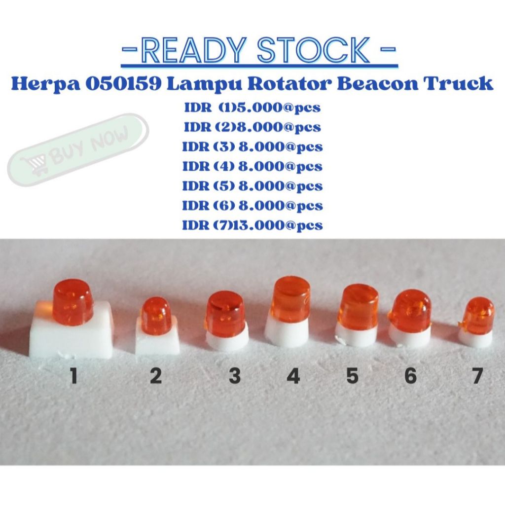 Herpa 050159 Lampu Rotator Beacon Truck 1:87 HO