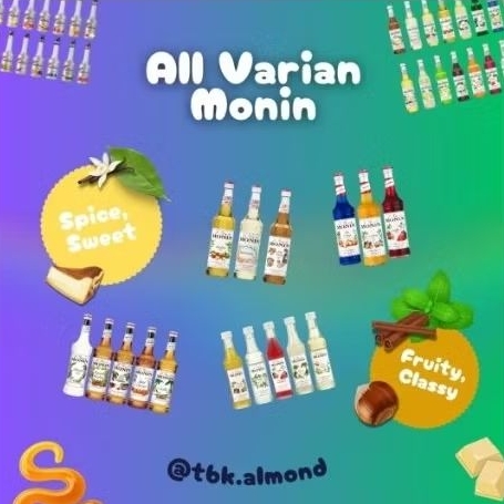 Monin Syrup All Varian (700ml)