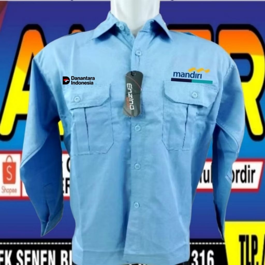 new danantara bank mandiri kemeja Bank mandiri Baju bank mandiri seragam Bank mandiri pdh Bank mandi