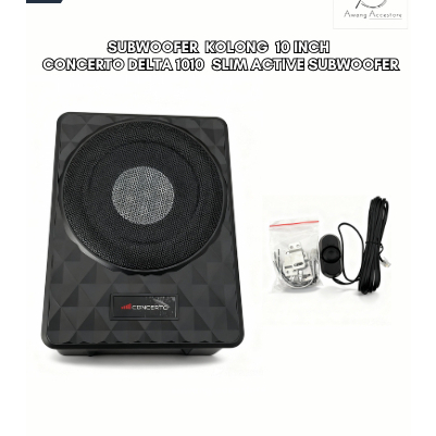 SUBWOOFER  KOLONG  10 INCH  concerto delta 1010  slim active subwoofer