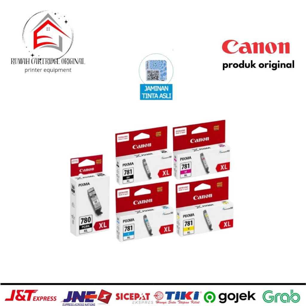 Tinta canon 780XL pgbk & 781XL bk/cyan/magenta/yellow Original