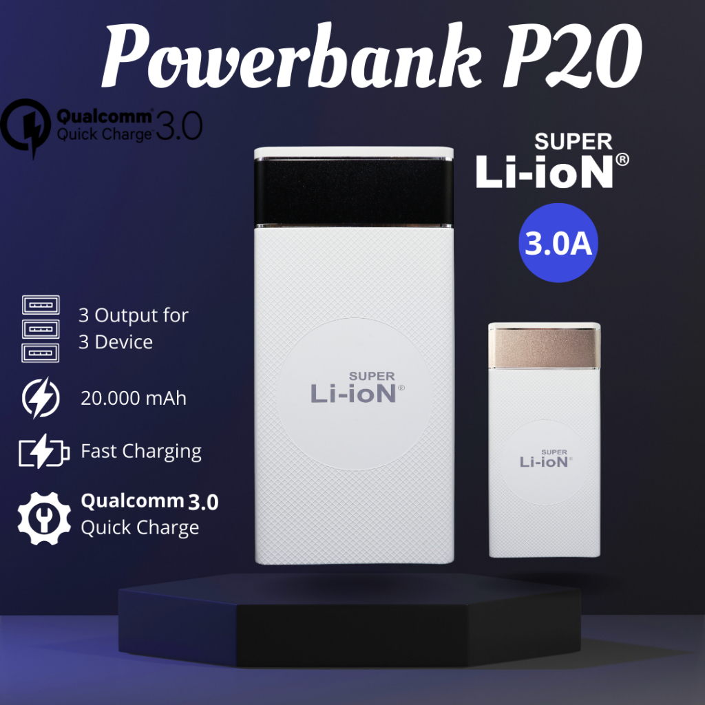 Super Li-ion Powerbank P20