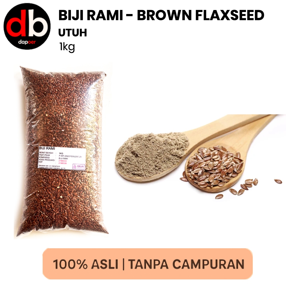 Biji Rami | Brown Flaxseed 1kg
