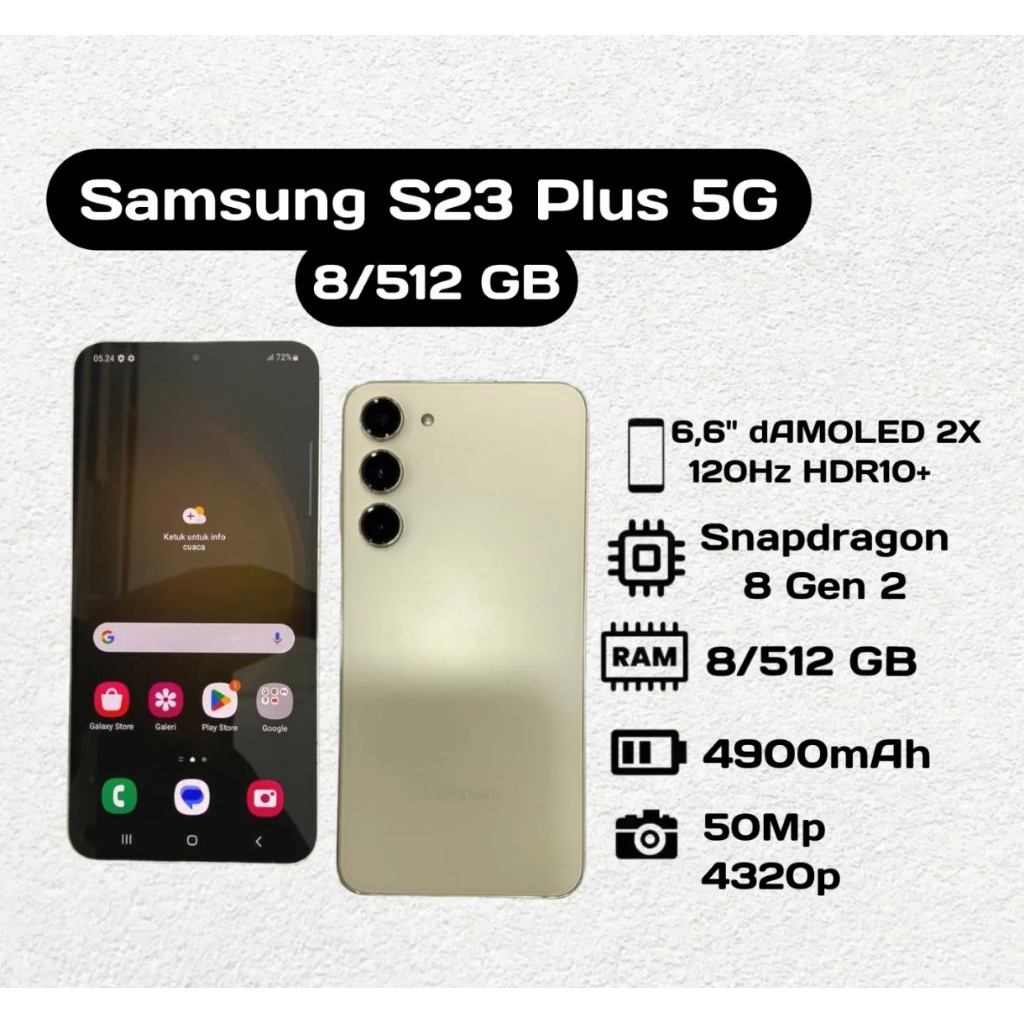 Samsung Galaxy S23 Plus 5G 8/512 GB Second