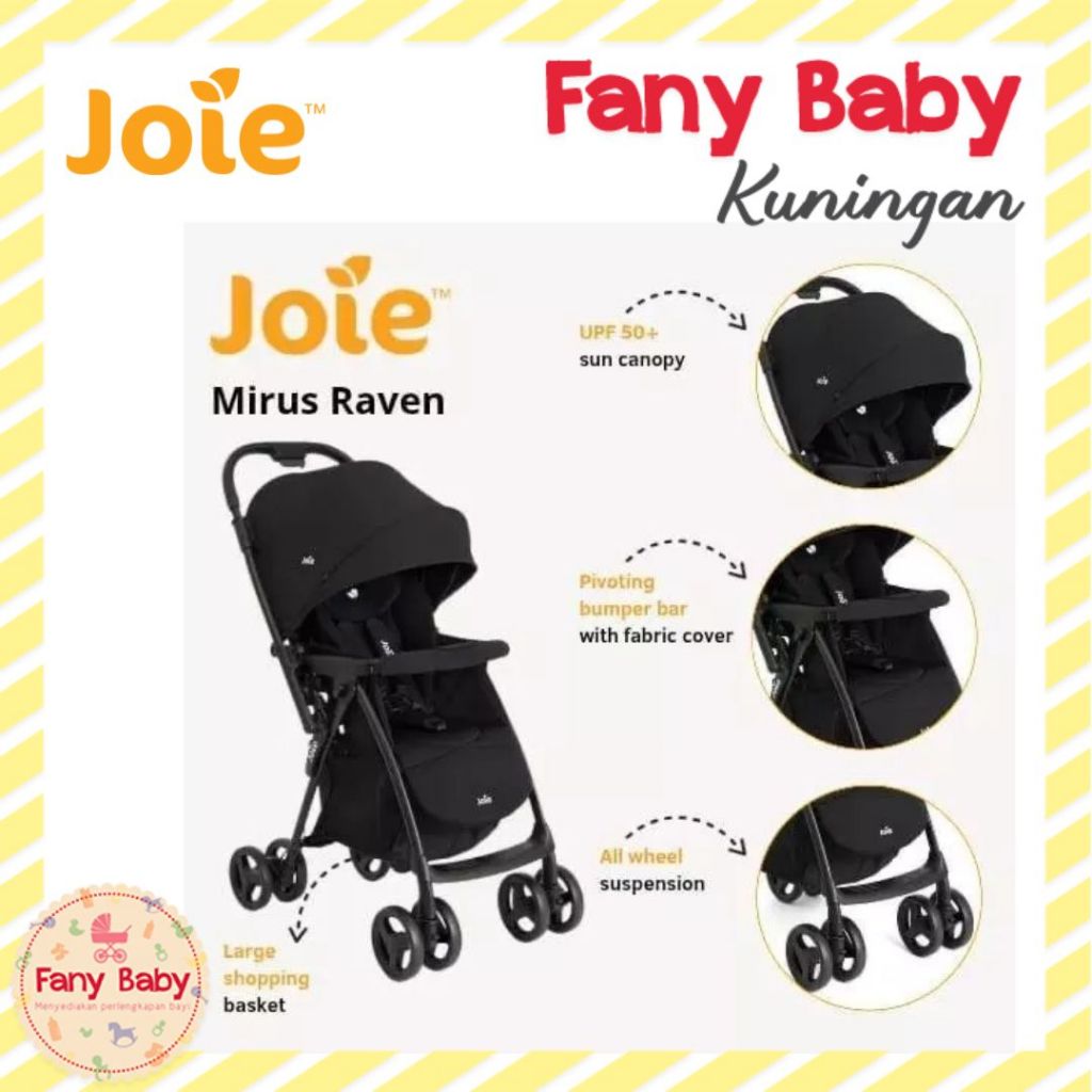 JOIE MIRUS STROLLER REVERSIBLE - KERETA DORONG BAYI DUA ARAH REVERSIBLE HANDLE