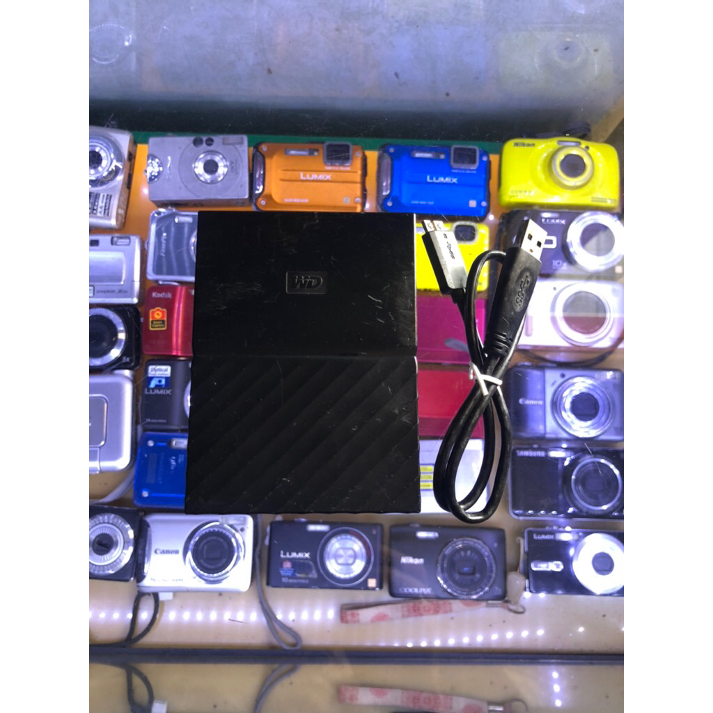 Hardisk Eksternal WD My Passport 2TB Second-Bekas