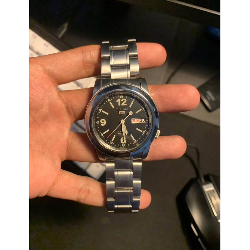 Seiko 5 Military Black Dial