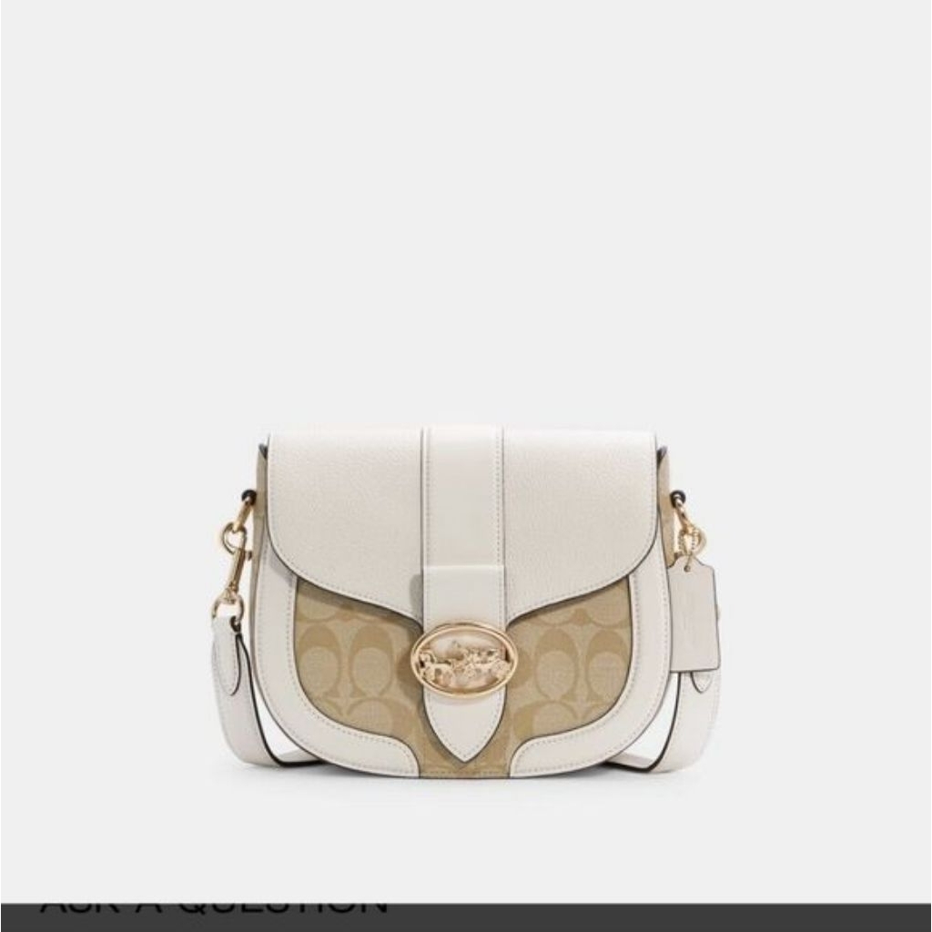 PRELOVED - COACH GEORGIE SADDLE BAG