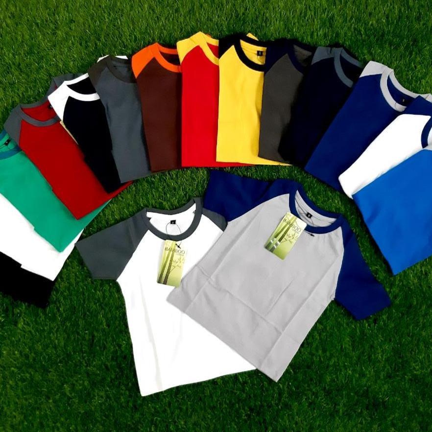 Kaos Balita Raglan Aadeem Lembut Anti Bakteri Cotton Bamboo