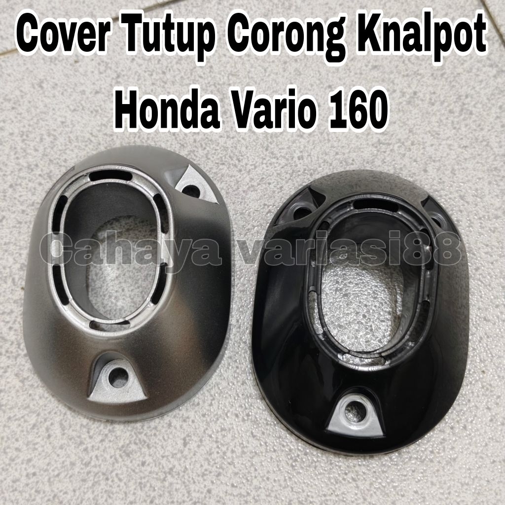 Cover Tutup Corong Knalpot Motor Honda Vario 160 Tutup Corong Knalpot Vario New 160