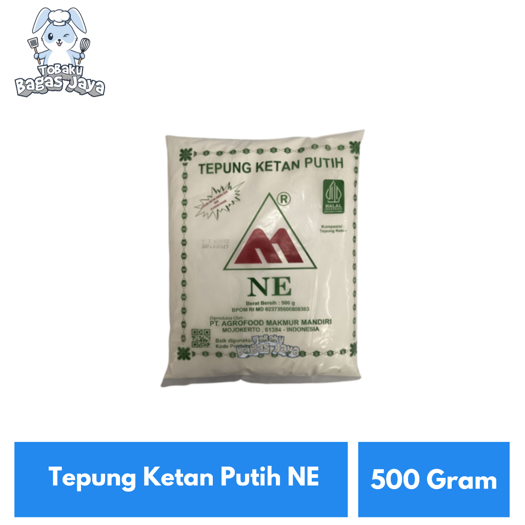 Tepung Ketan Putih NE Kemasan 500 Gram