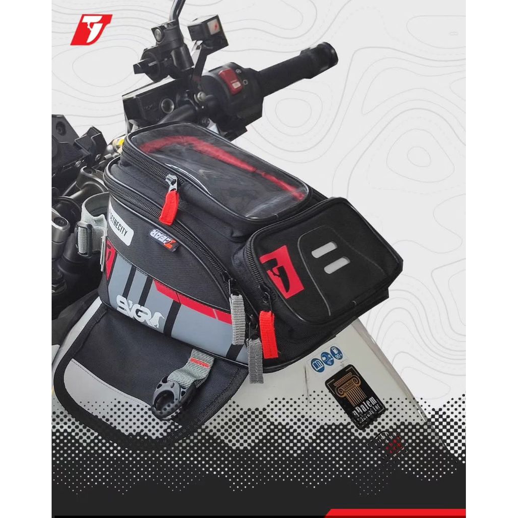 TERBARU 2025 Mini tankbag 7GEAR tas motor touring bikers pria slempang tangki motor not freeway givi