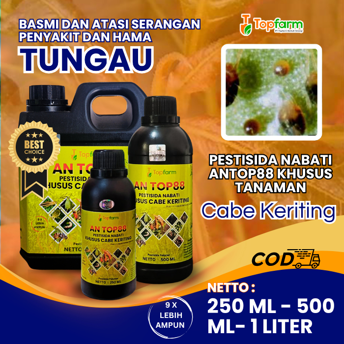 Obat Cabe Topfarm / Obat Tungau Cabe Merah Paling Ampuh / Obat Tungau Cabe Keriting Alami  / Obat Tu