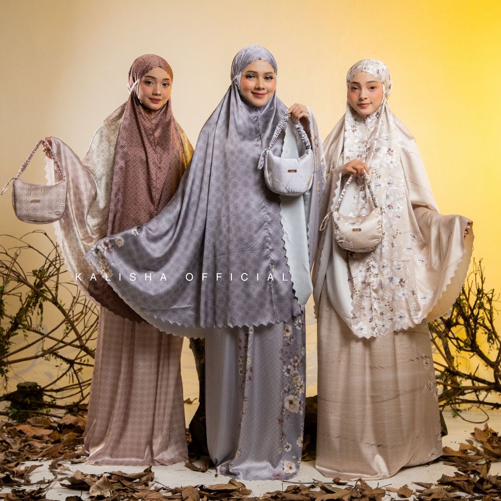 Kalisha - Atheera Prayer Set Series (Mukena Silk Premium 2in1)