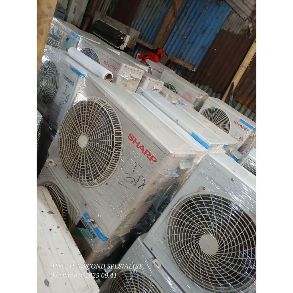 Outdoor Ac Second ½pk-1pk Bergaransi & Free packing kayu