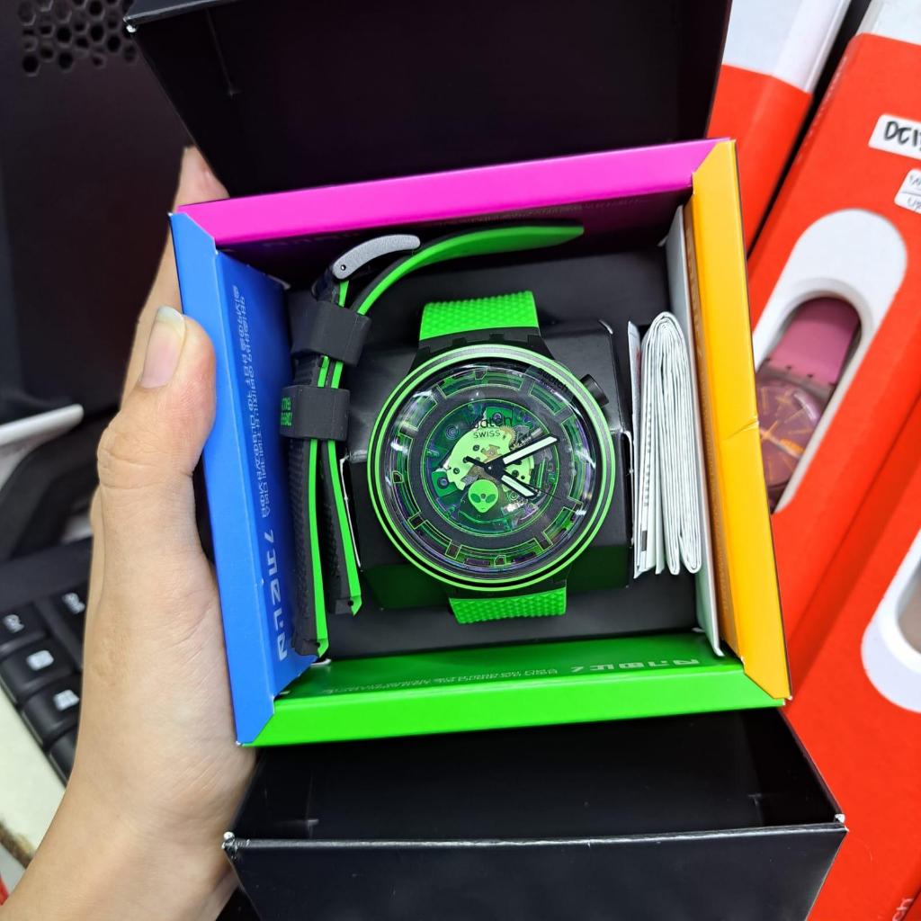 SWATCH SB01B125 Big Bold Jam Tangan Pria Original
