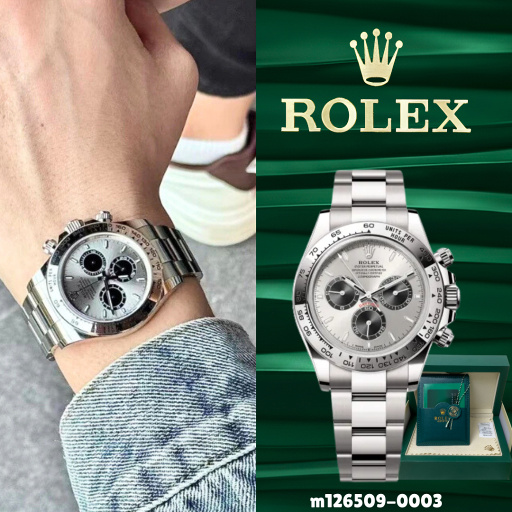 Jam tangan ROLEX Daytona m126509-0003 Cosmograph sudah termasuk Box Lengkap 101% ORI Bisa COD Suppor
