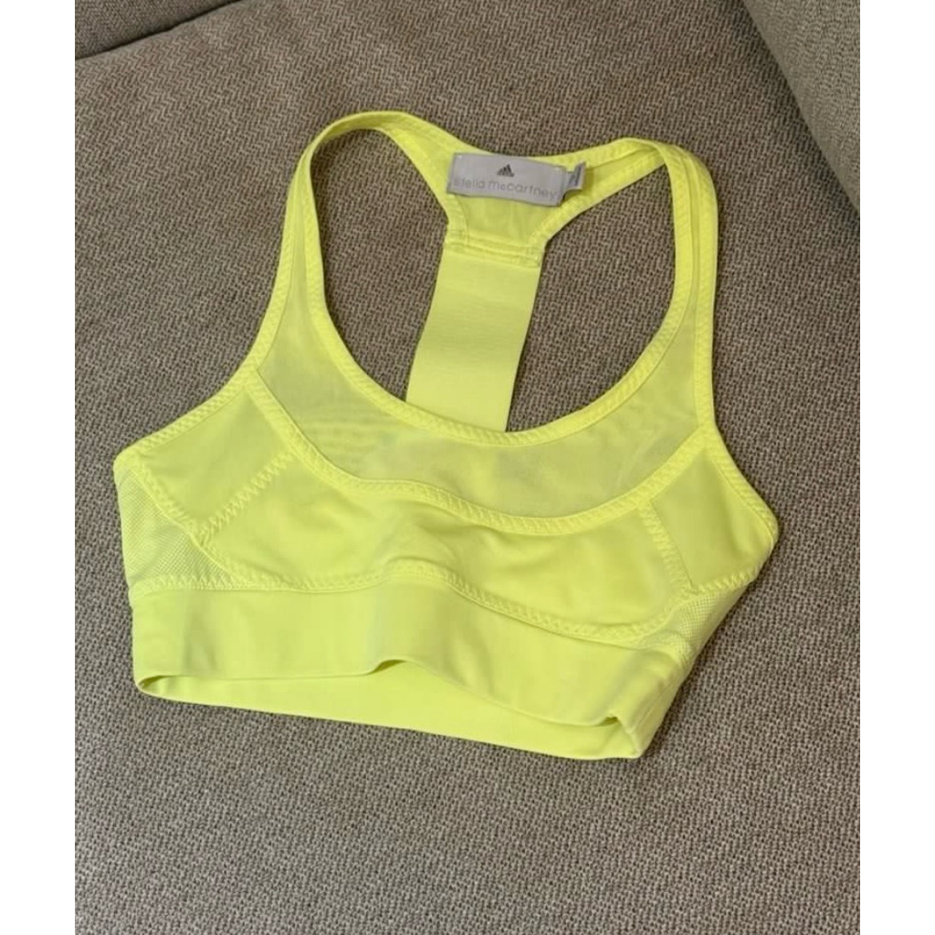 ADIDAS Stella Mccartney Yellow Sports Bra