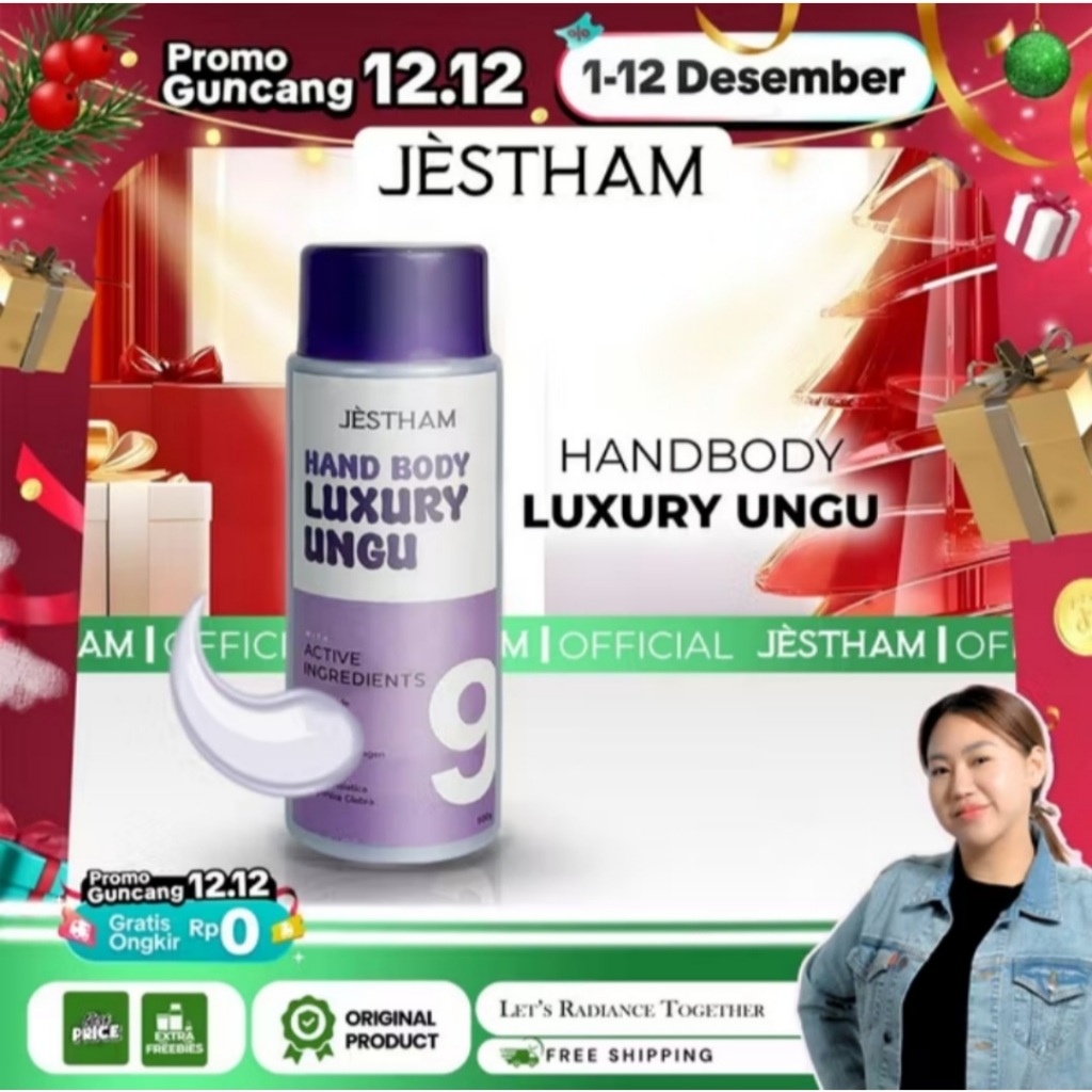 HB Lotion Ungu Jestham viral