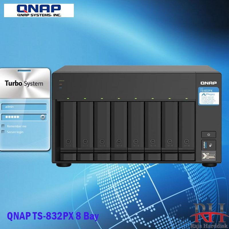 QNAP TS-832PX 8 Bay NAS 4gb - (TS-832PX-4G)