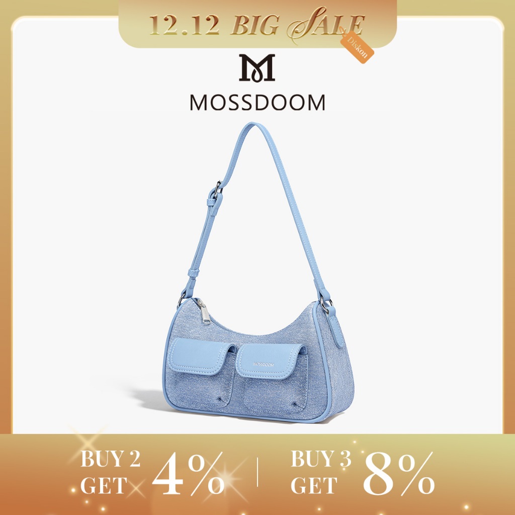 MOSSDOOM Tas Wanita Liora Bag Tas Bahu Klasik Tren Fashion Shoulder Bag Wanita Santai