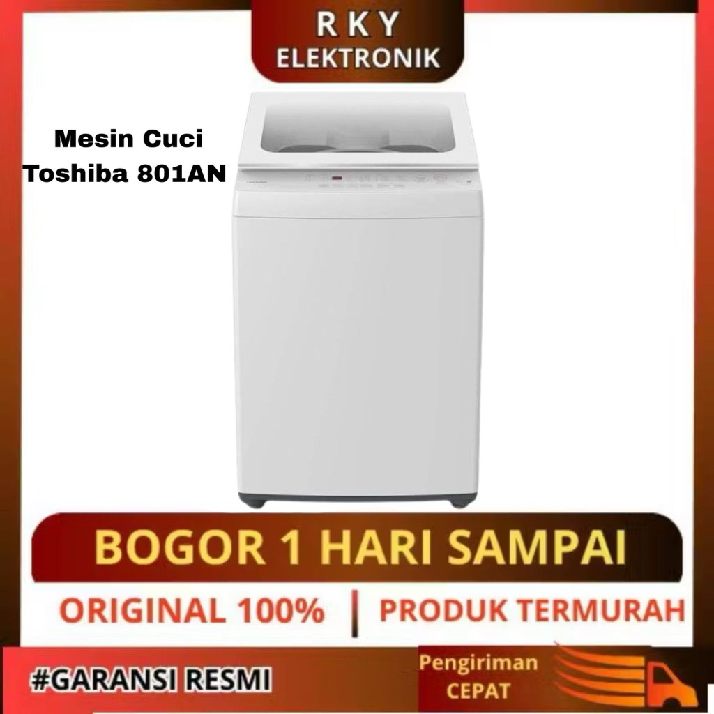 MESIN CUCI TOSHIBA 801AN Toploading 8kg