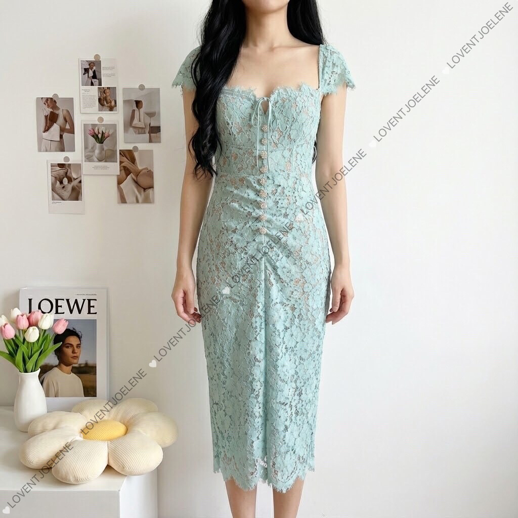 Self-Portrait Authentics BNWT Lace Midi Dress
