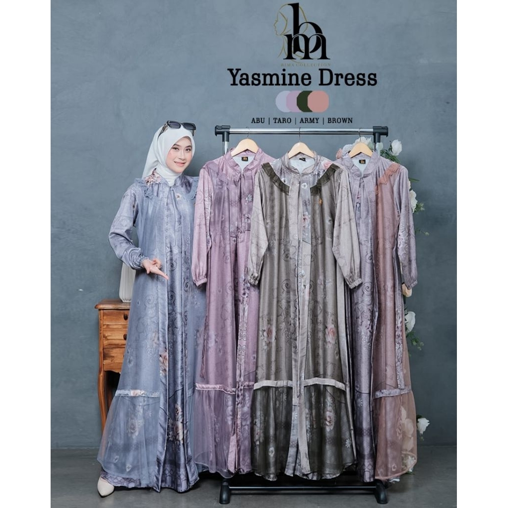 Yasmin dress Silk Premium by Bima Collection