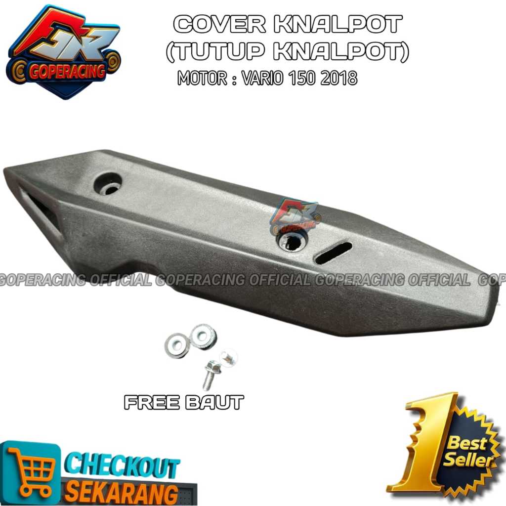 COVER KNALPOT VARIO 150 2018 TUTUP KNALPOT VARIO 150 2018