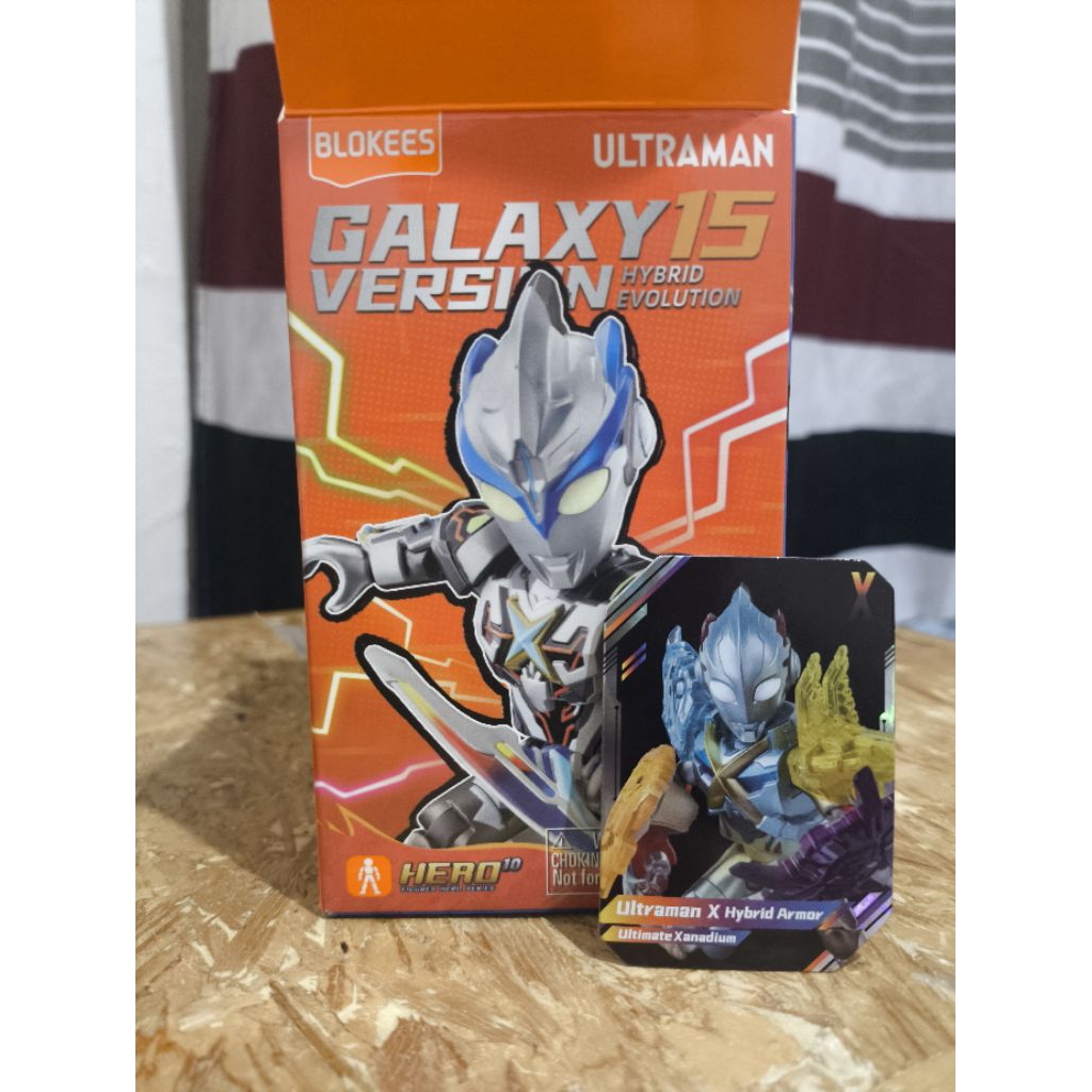 Blokees Secret Ultraman GV15 Ultraman X Hybrid Armor Belum dirakit