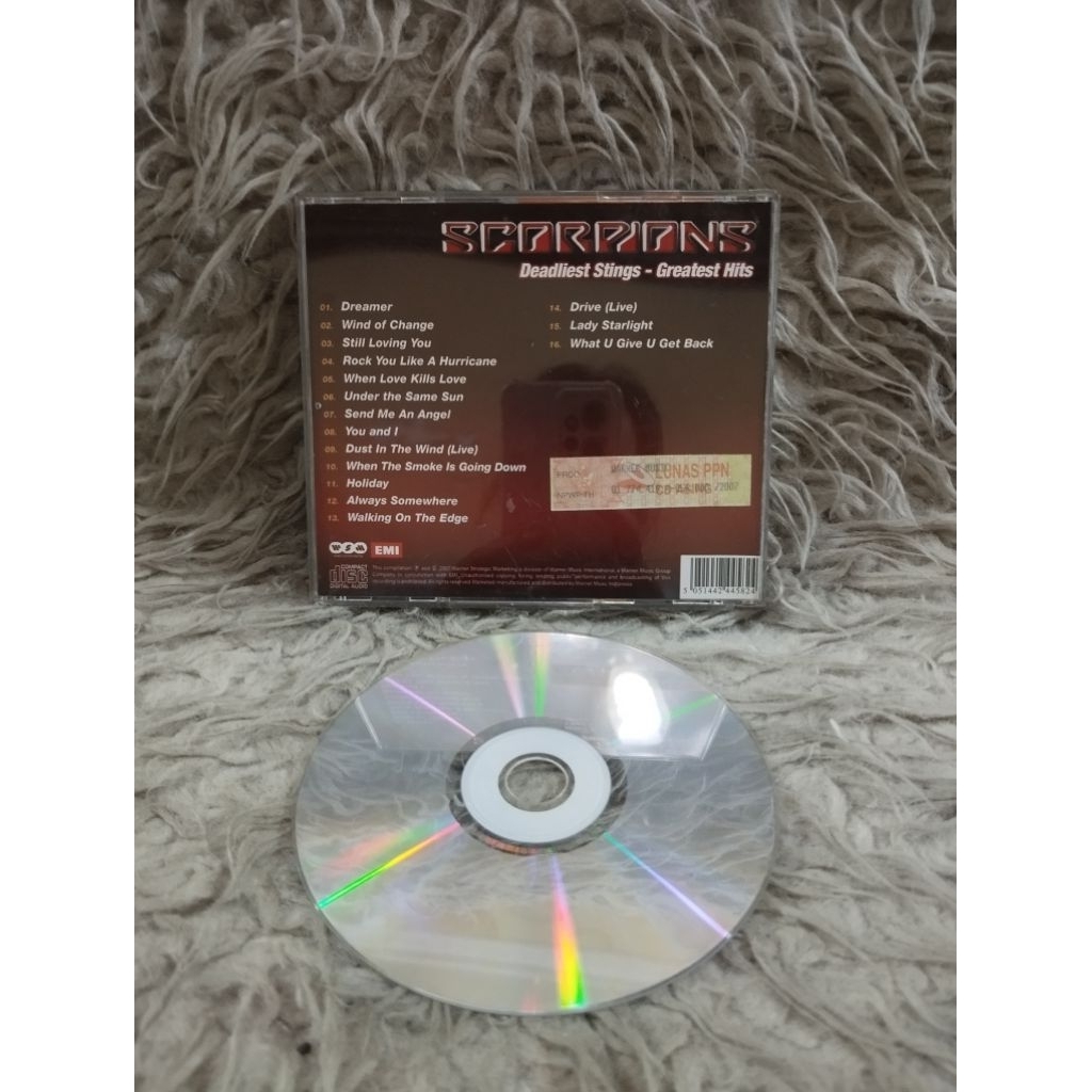 Scorpions deadliets stings - greatest hits kaset cd