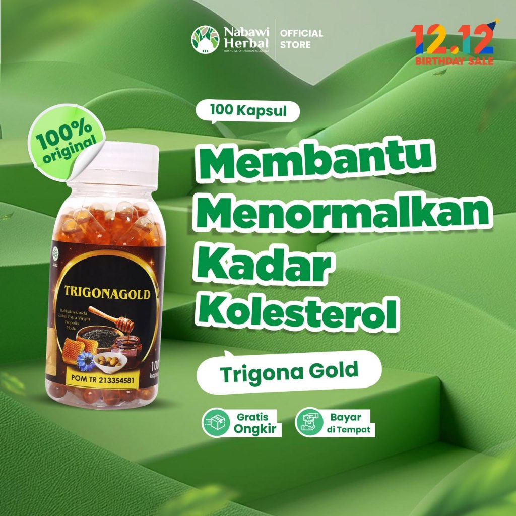 TRIGONA GOLD - Habbatussauda Extra Propolis Plus Zaitun Madu Isi 100 Kapsul