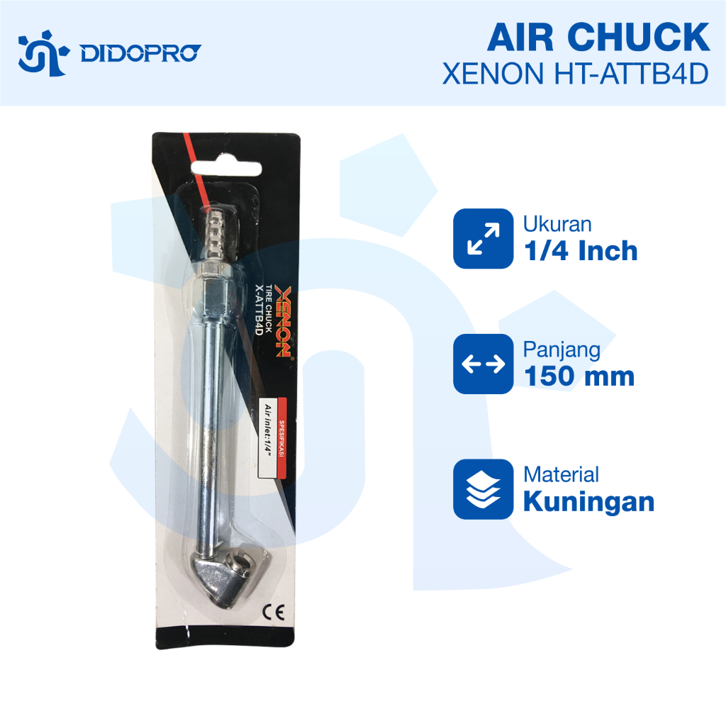 Tire Chuck - Pengisi Angin - Alat Isi Angin Ban - Nepel Pompa Ban