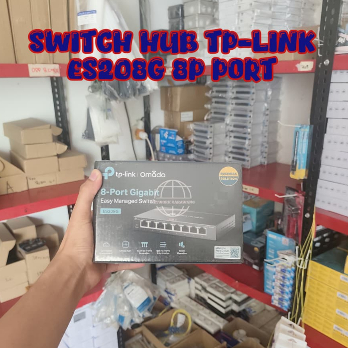 SWITCH HUB 8 PORT TPLINK ES208G GIGABITE SUPPORT VLAN