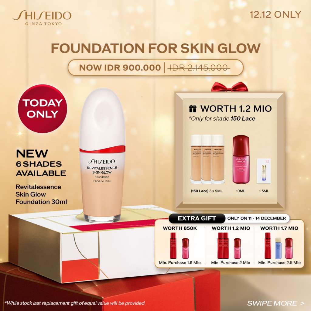Shiseido Make Up Revitalessence Skin Glow Foundation 30ml