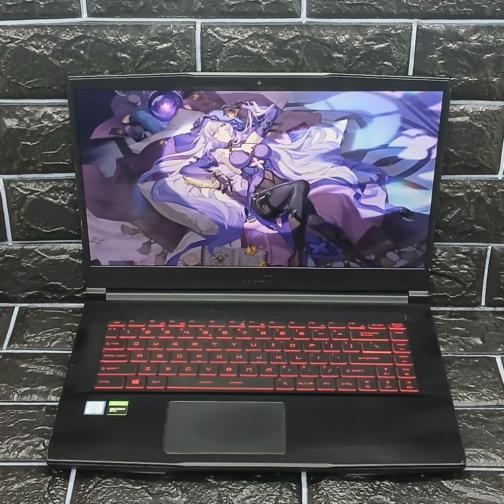 Laptop Gaming MSI GF63 Thin 9RCX Intel Corr I7-9750H 8/512GB GTX 1050 Ti
