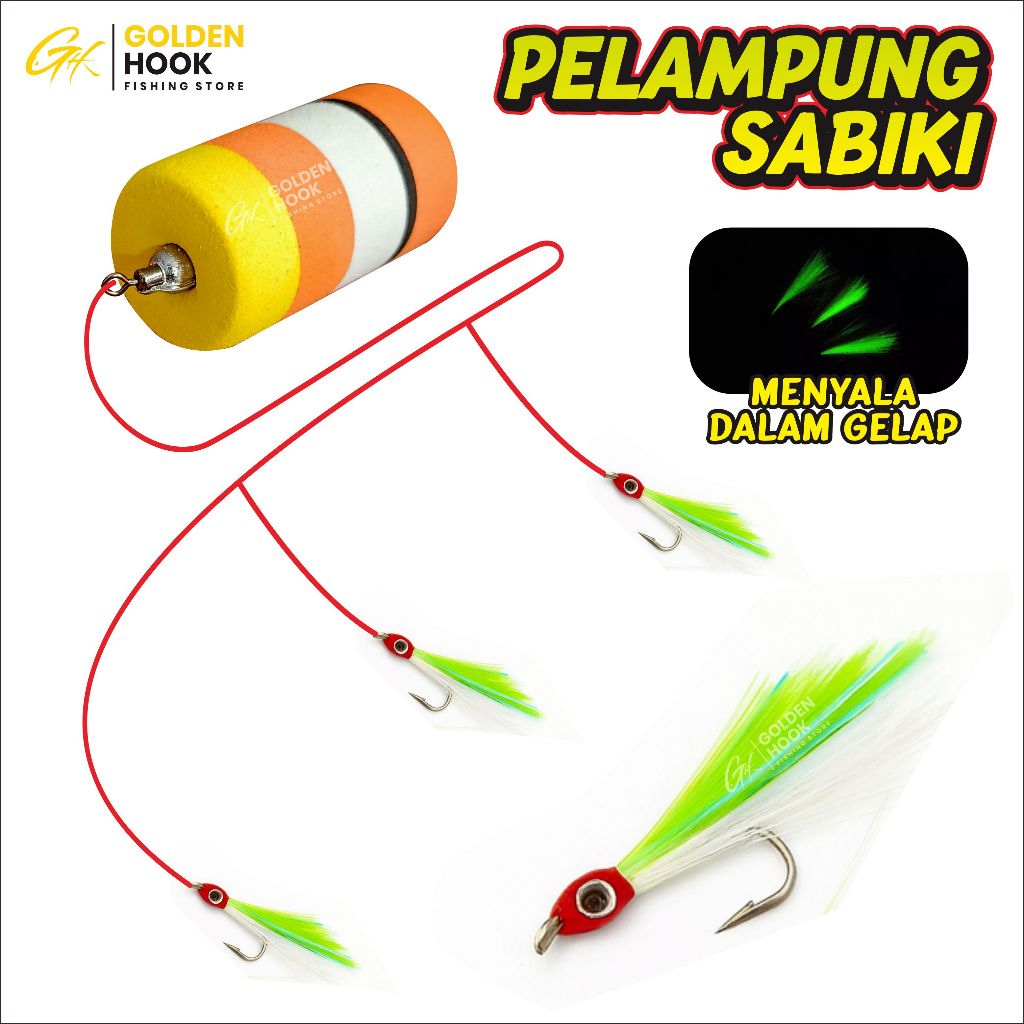 PELAMPUNG SABIKI / KOTREKAN . UMPAN GACOR MANCING BABY GT . UMPAN CASTING IKAN AJING GAME