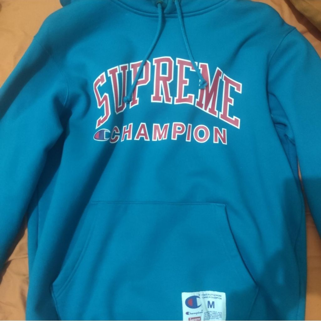 Hoodie Supreme X Champion Original