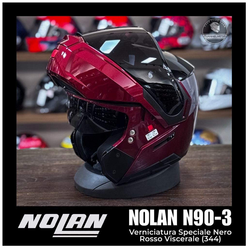 Nolan N90-3 Verniciatura Speciale Rosso Viscerale (344) NOLAN N903