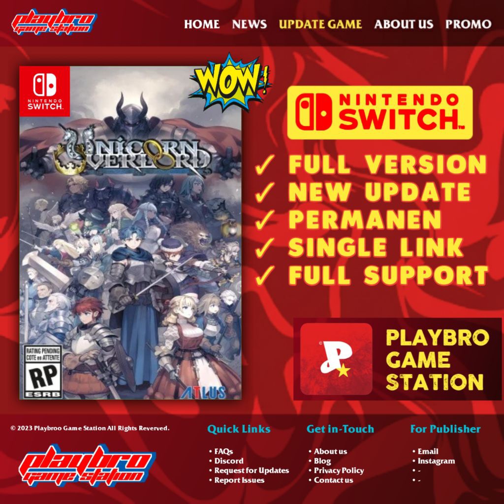 Unicorn Overlord - Game Nintendo Switch