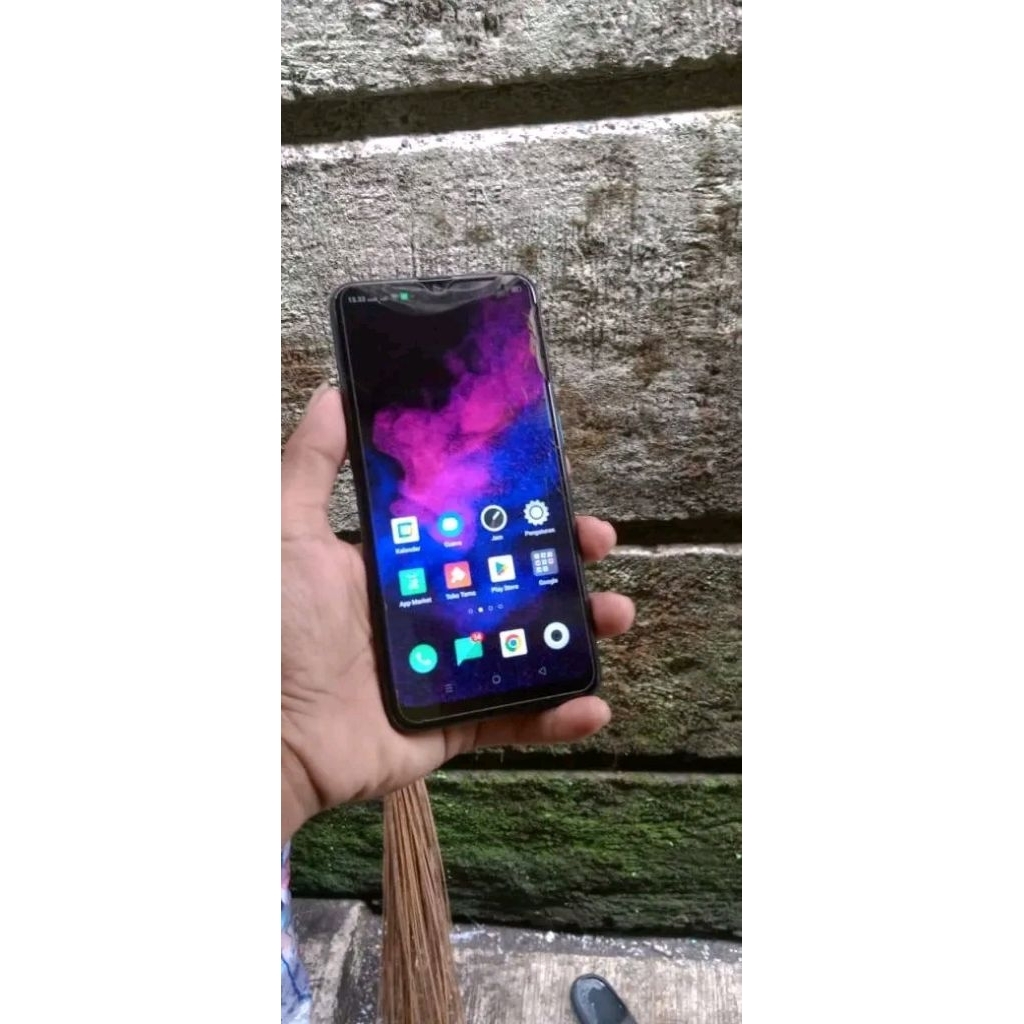 LCD FRAME FULLSET OPPO A12 Retak Normal ORI COPOTAN