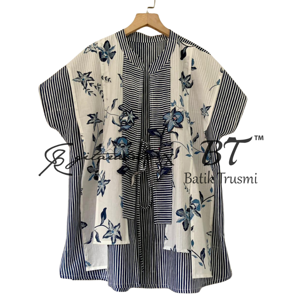 GITARATNA x BT Batik Trusmi Kenanga Outer batik atasan wanita