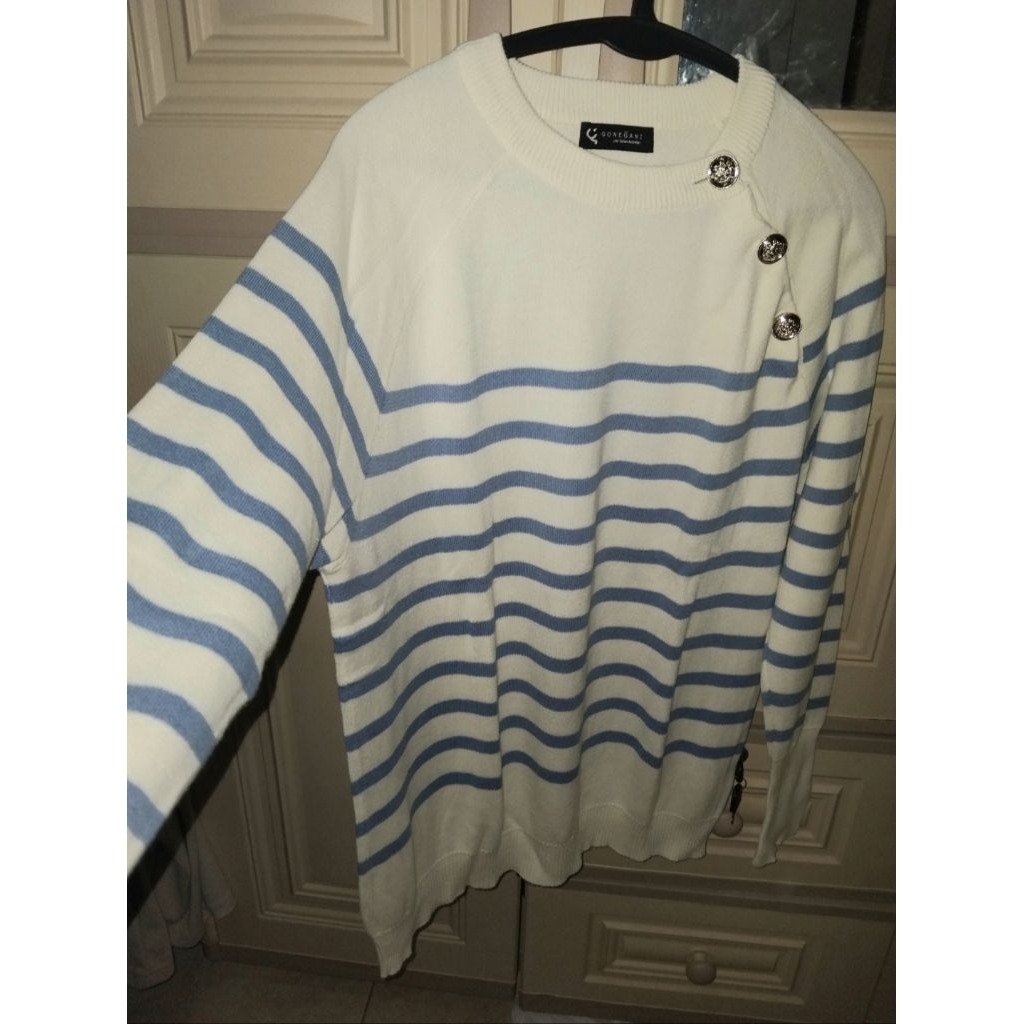 preloved balma sweater gonegani blue