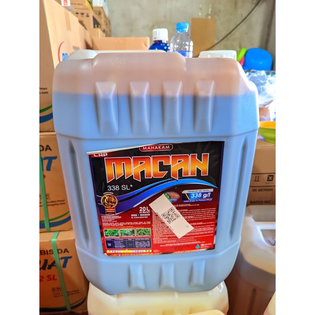 Mahakam Herbisida Cap Macan 338 SL (20 Liter) - Racun Rumput Kontak