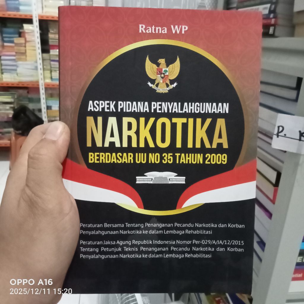 Buku Aspek Pidana Penyalahgunaan Narkotika Berdasarkan UU no 35 Tahun 2009