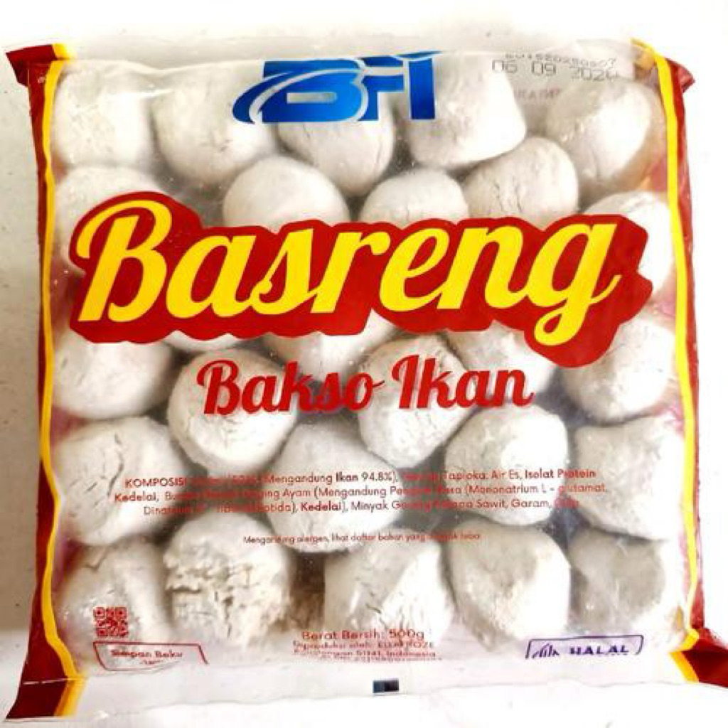 BASRENG MENTAH BAKSO IKAN 500 Gram
