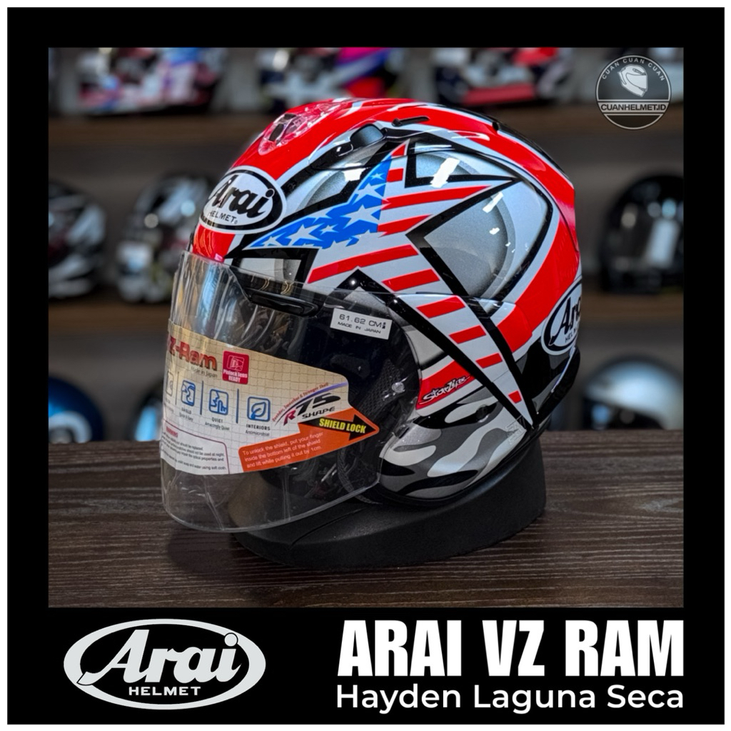 Arai Vz Ram Hayden Laguna Seca