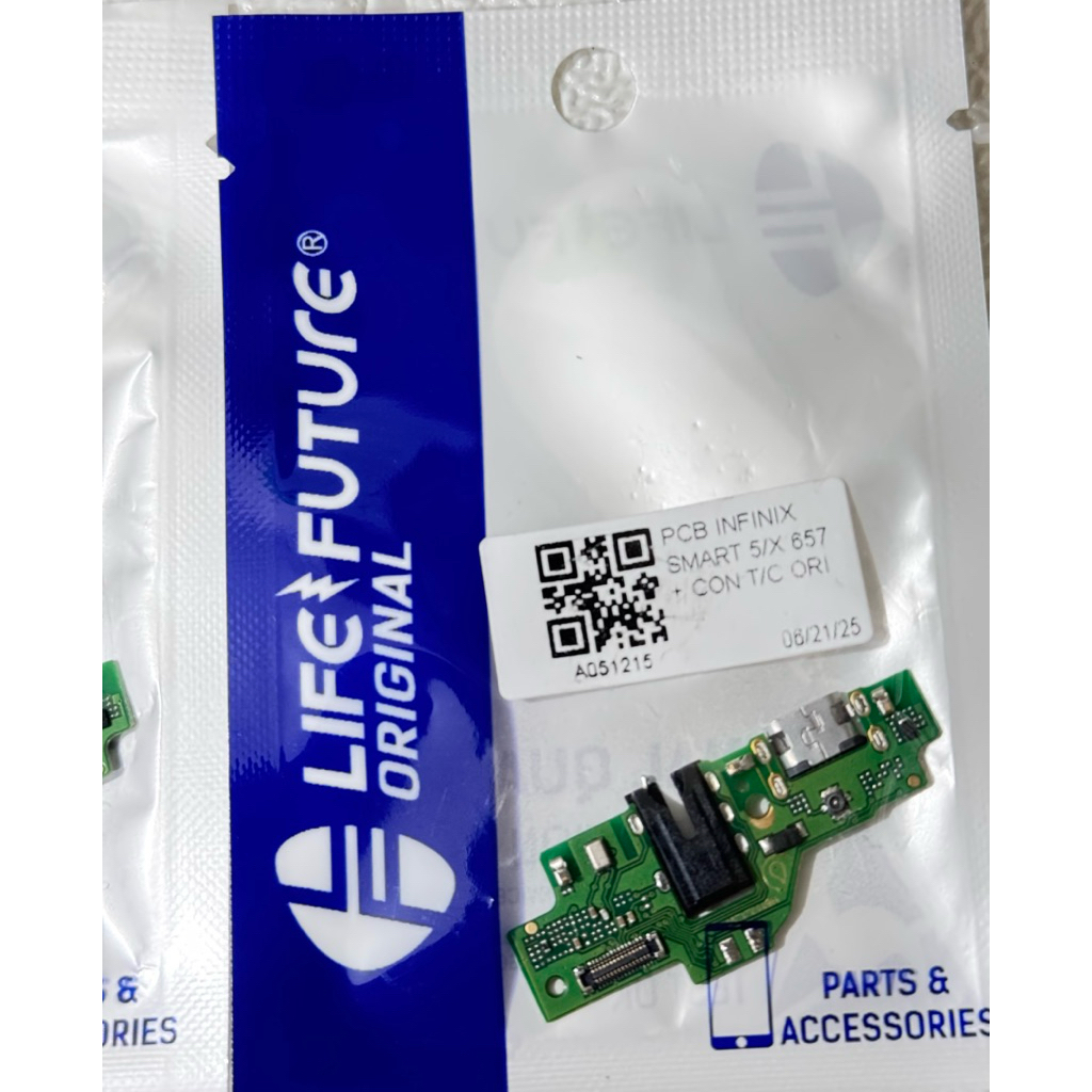 KONEKTOR CAS 1PAPAN INFINIX SMART 5 X657 + MICROPHONE + BOARD SMART 5 / FLEXIBLE CONNECTOR CHARGER I