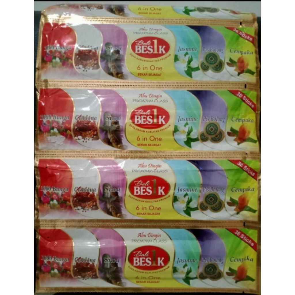 Dupa Harum Premium Class Sekar Sejagat Bali Besik Aroma 6 in 1