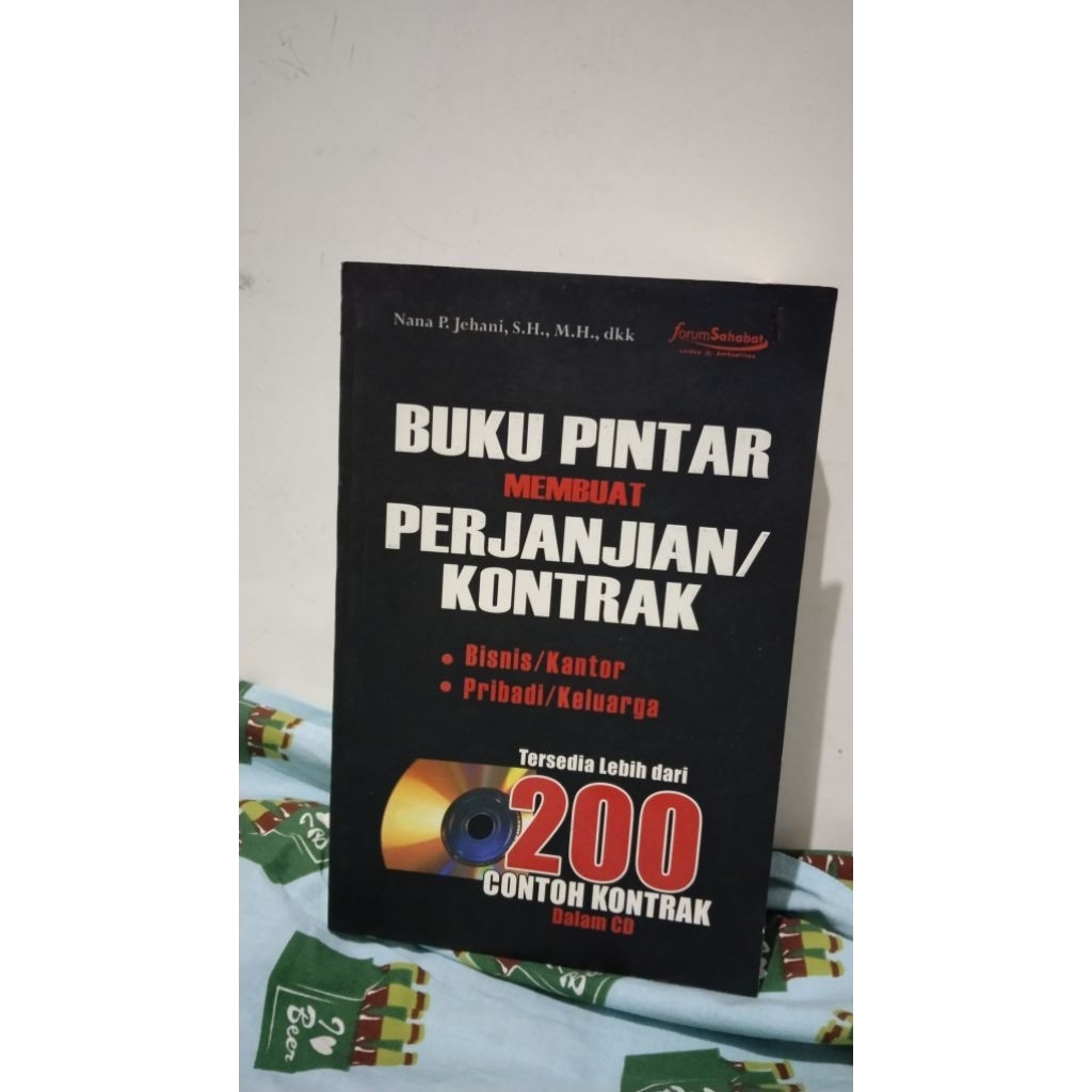(preloved) buku pintar perjanjian kontrak orginal